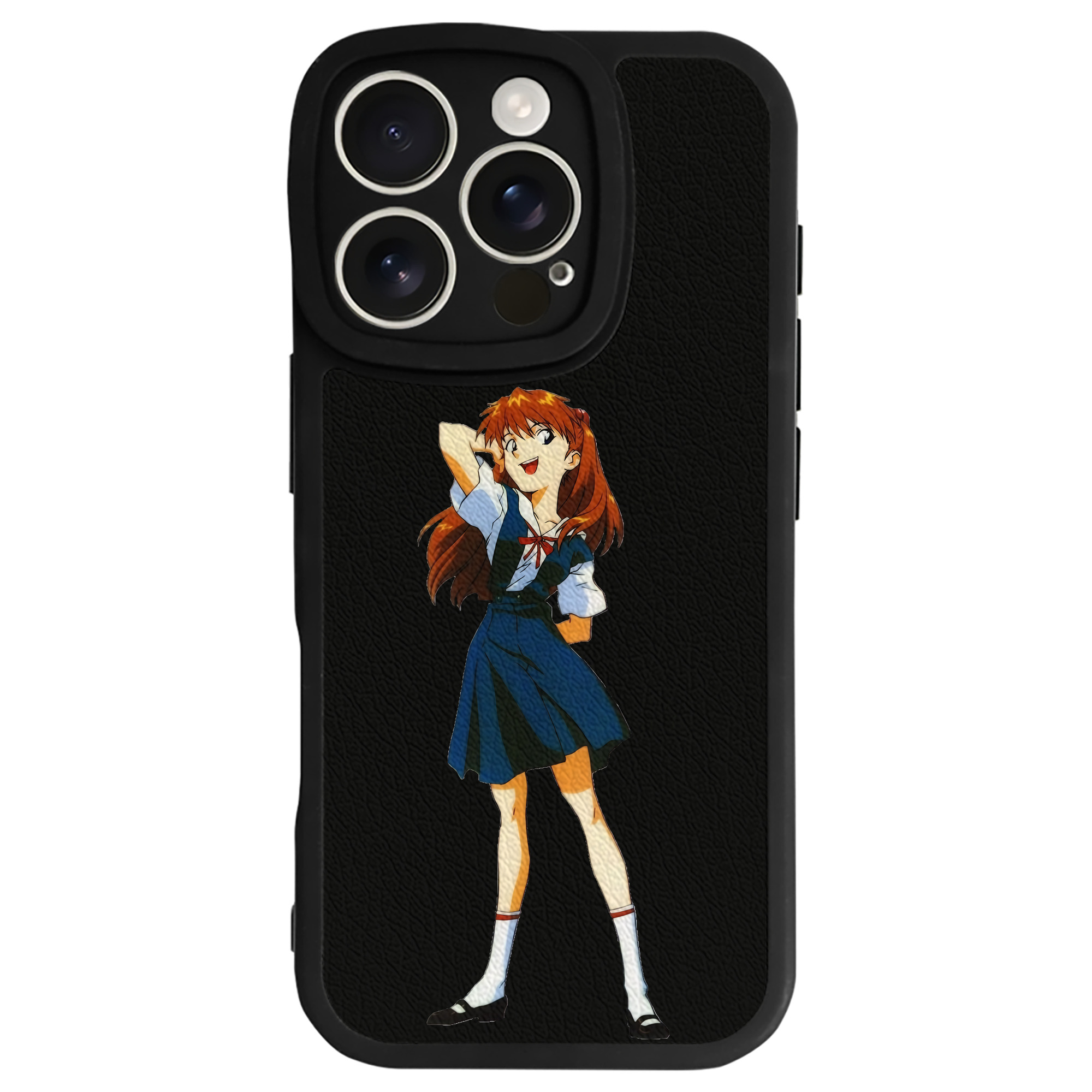 （画像用） EVA 新世紀エヴァンゲリオン 【iPhone 16シリーズ対応】シリコンスマホケース（レザー調） 材質：シリコン